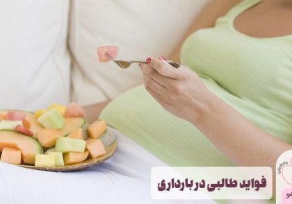 فواید طالبی در بارداری