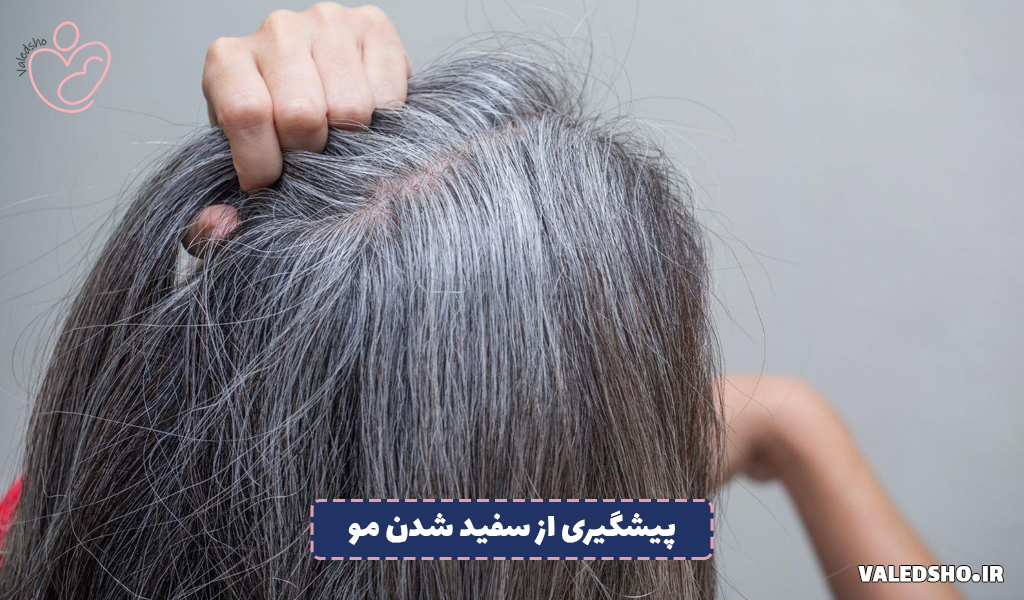 روش های پیشگیری از سفید شدن مو 1 روش های پیشگیری از سفید شدن مو