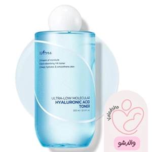 تونر آبرسان ایزنتری هیالورونیک اسید ریز مولکول