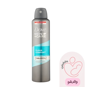 اسپری ضدتعریق مردانه داو مدل Clean comfort