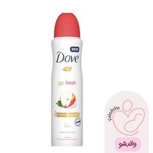 اسپری ضدتعریق زنانه داو مدل Go Fresh با رایحه سیب و چای سفید