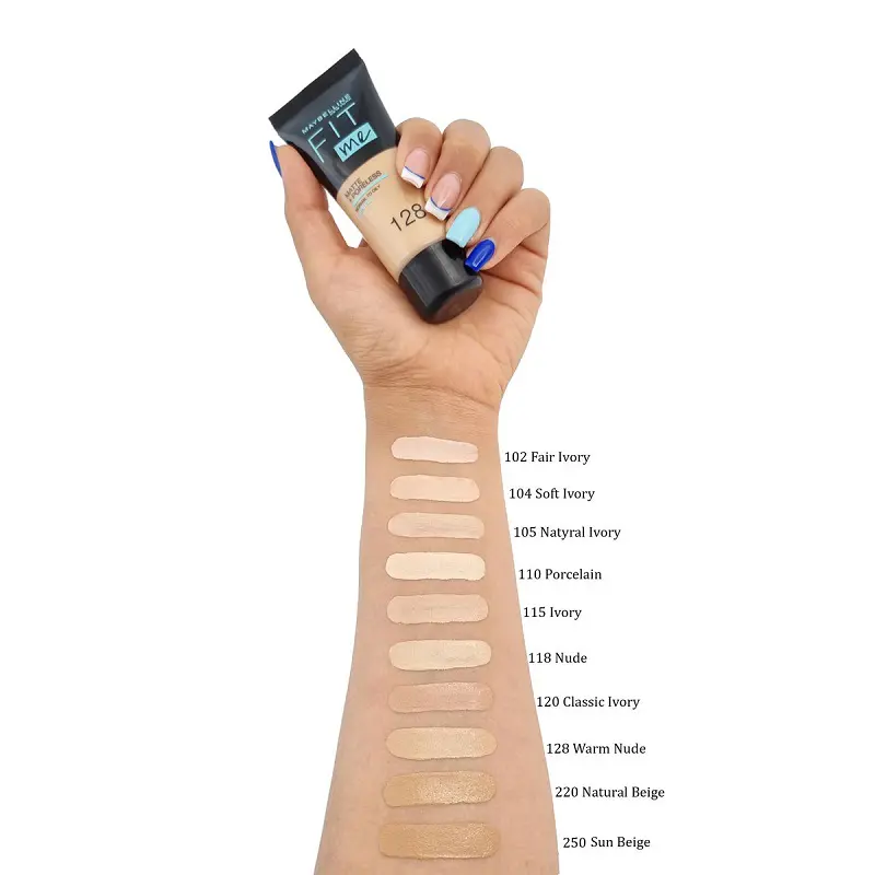 کرم پودر تیوپی فیت می میبلین 2 کرم پودر میبلین فیت می تیوپی fit me