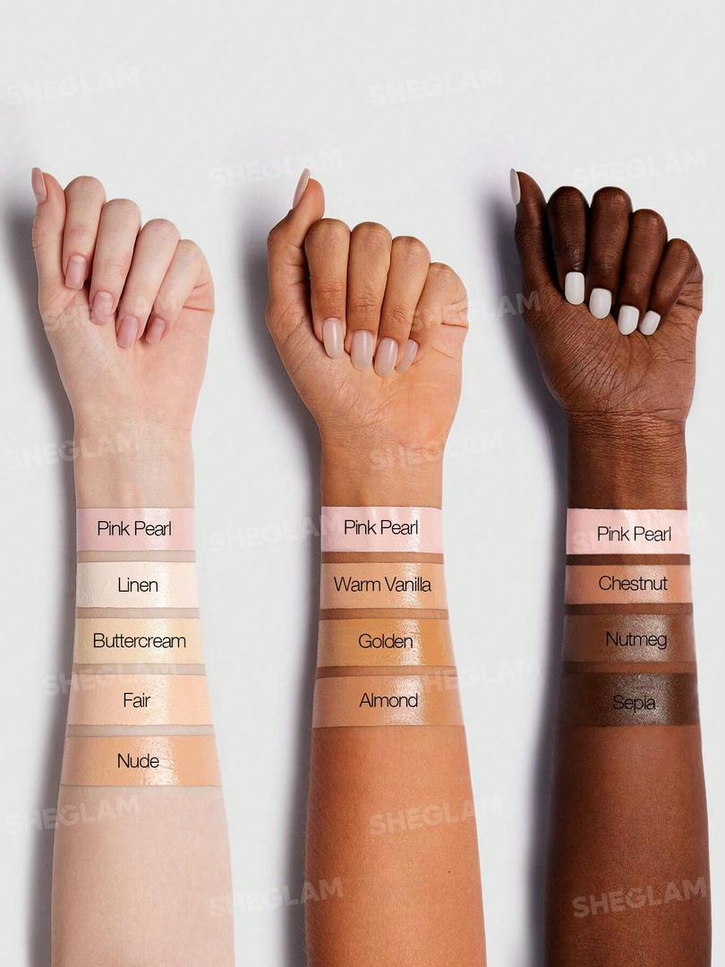 کانسیلر تیوپی مدل فول کاور شیگلم رنگ warm vanilla 3 رنگ بندی کانسیلر تیوپی مدل فول کاور شیگلم