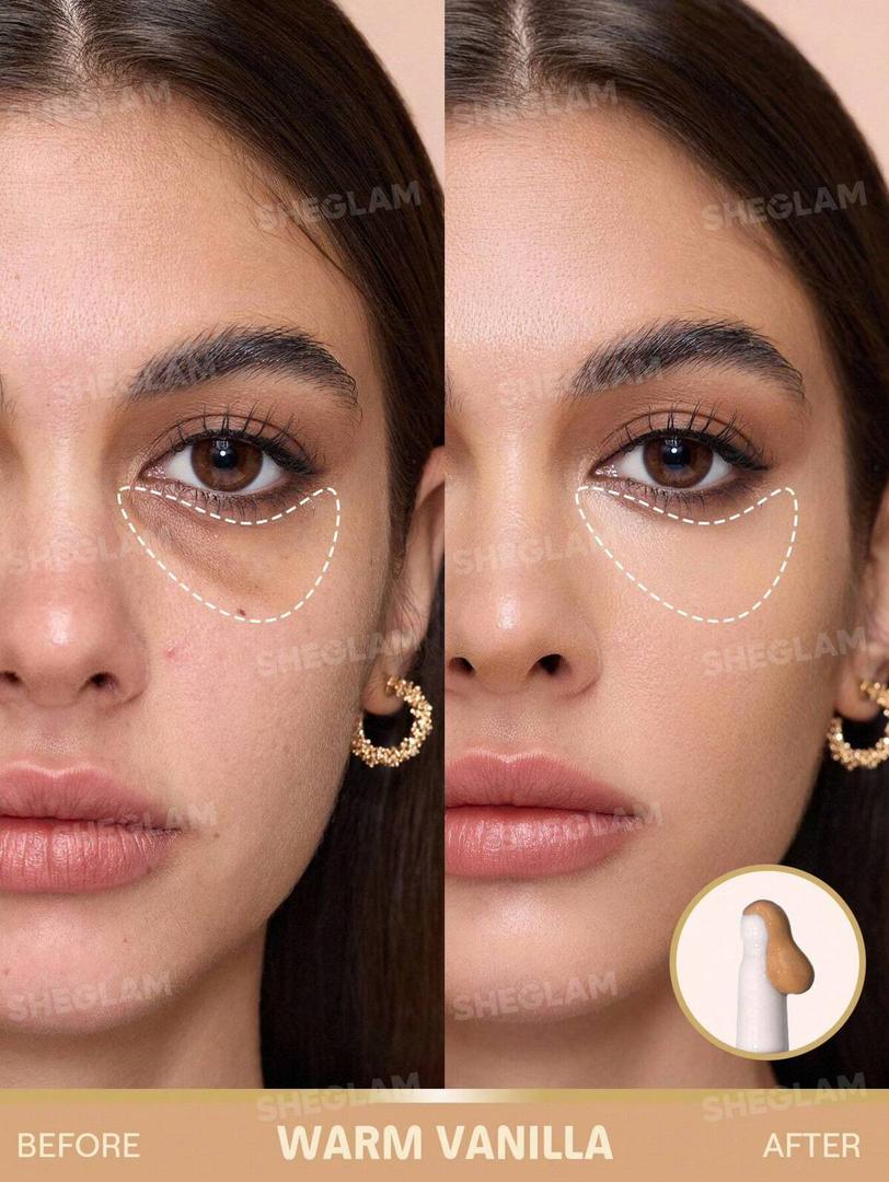 کانسیلر تیوپی مدل فول کاور شیگلم رنگ warm vanilla 2 کانسیلر تیوپی مدل فول کاور شیگلم رنگ warm vanilla