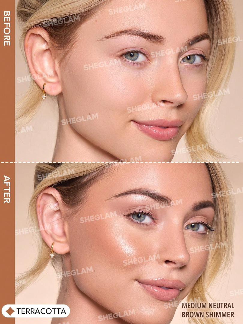 کانتور مایع شاین شیگلم رنگ Terracotta 2 کانتور مایع Terracotta شیگلم