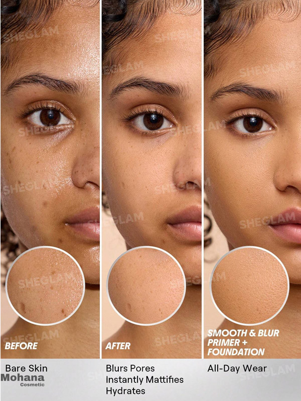 پرایمر مات کننده شیگلم مدل smooth & blur 2 پرایمر مات کننده و محو کننده شیگلم