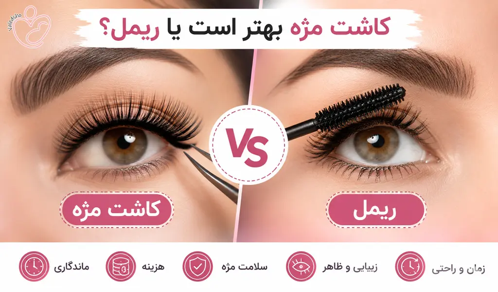 کاشت مژه بهتر است یا ریمل